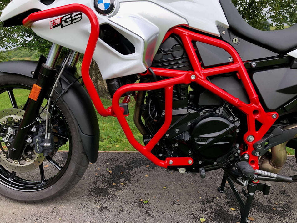 紅色引擎保險桿 / 適用於 BMW F 800 GS (2008-2018)
