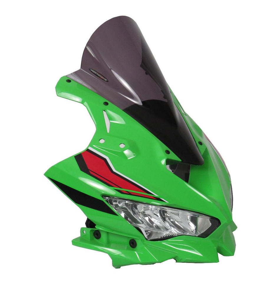 導流風鏡（加高雙泡式）/ 適用於 Kawasaki ZX-4RR / R, ZX-25R (2023-)
