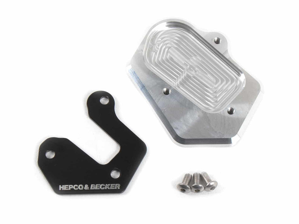 銀色 / 黑色加大側柱座 / 適用於 BMW F 900 R (2025-)