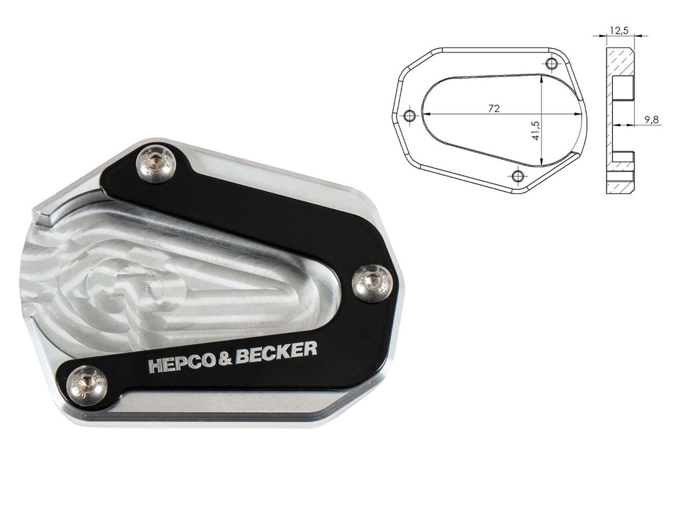 加大側柱座 / 適用於 Triumph Tiger 900 / Rally / Rally Pro (2021-2023)
