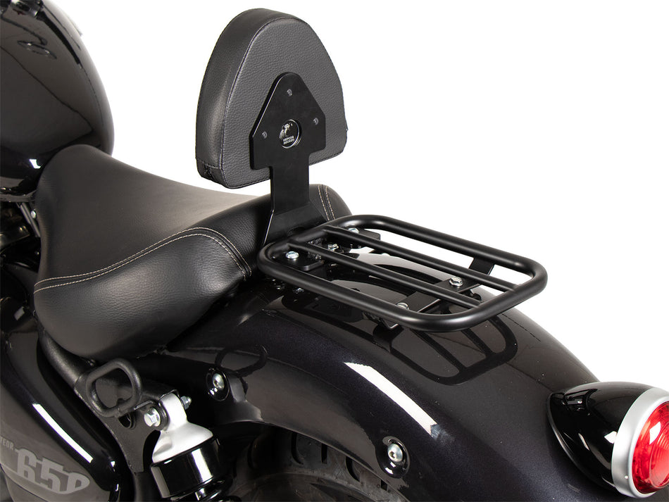 騎士後靠背（附舒適靠墊）（適用於與單座後貨架6137651）/ 適用於 Royal Enfield Super Meteor 650 (2023-)