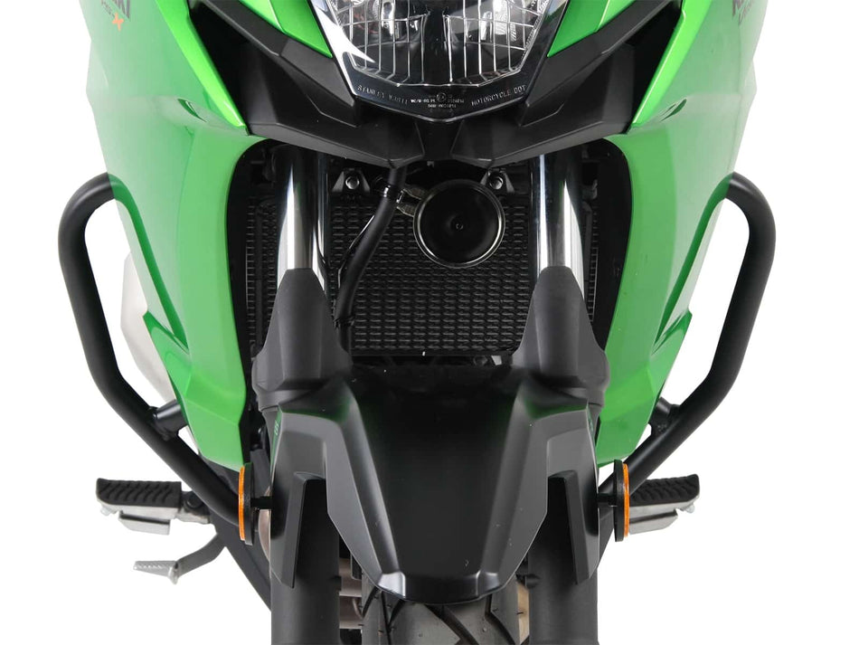 黑色引擎車身保險桿 / 適用於 Kawasaki Versys-X 300 / Urban / Adv (2017-)