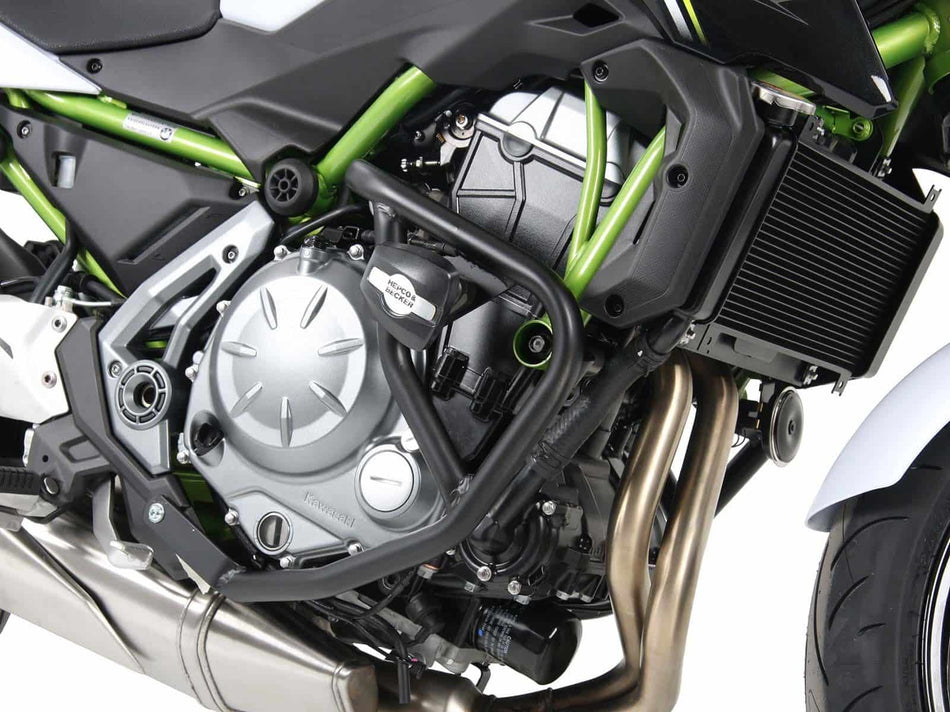 黑色引擎車身保險桿（含防摔護塊）/ 適用於 Kawasaki Z 650 (2017-)