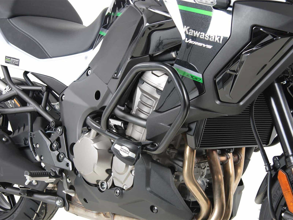 黑色引擎車身保險桿 / 適用於 Kawasaki Versys 1000 / S / SE (2019-2024)
