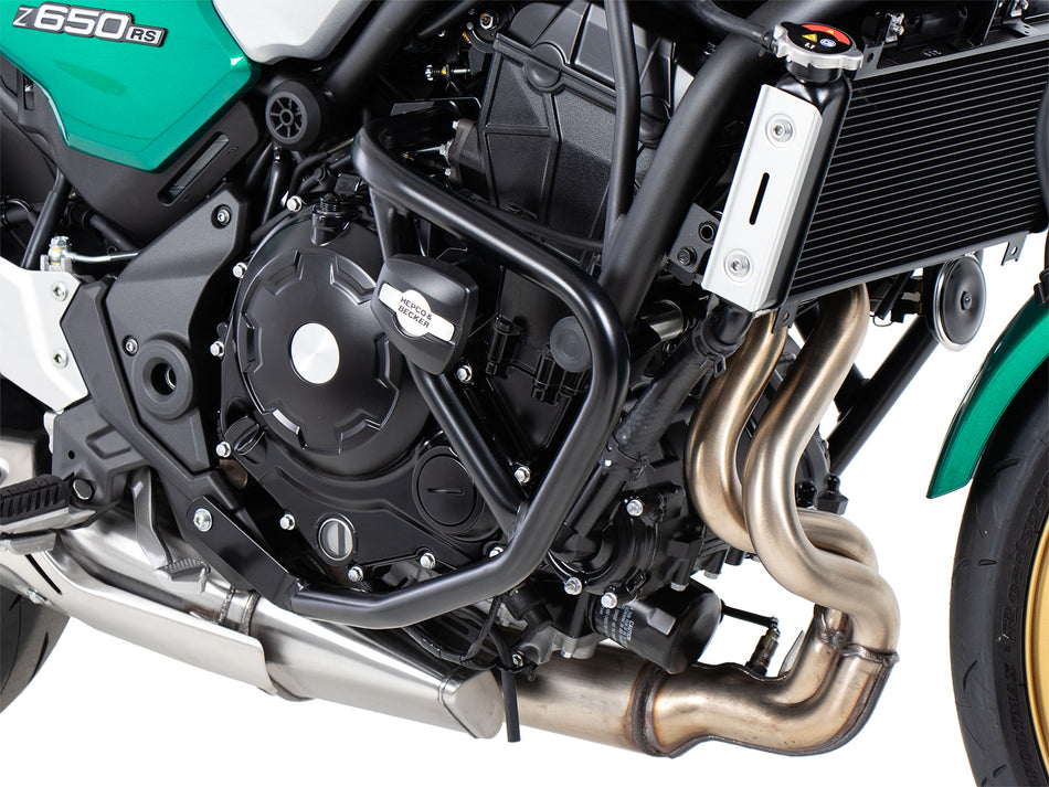 黑色引擎車身保險桿（含防摔保護塊）/ 適用於 Kawasaki Z 650 RS (2022-)