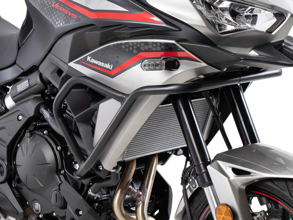 黑色引擎車身保險桿 / 適用於 Kawasaki Versys 650 (2022-)