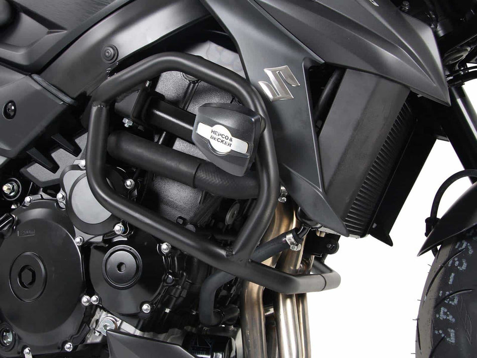 黑色引擎車身保險桿（含防摔保護墊）/ 適用於 Suzuki GSX-S 750 (2017-2021)