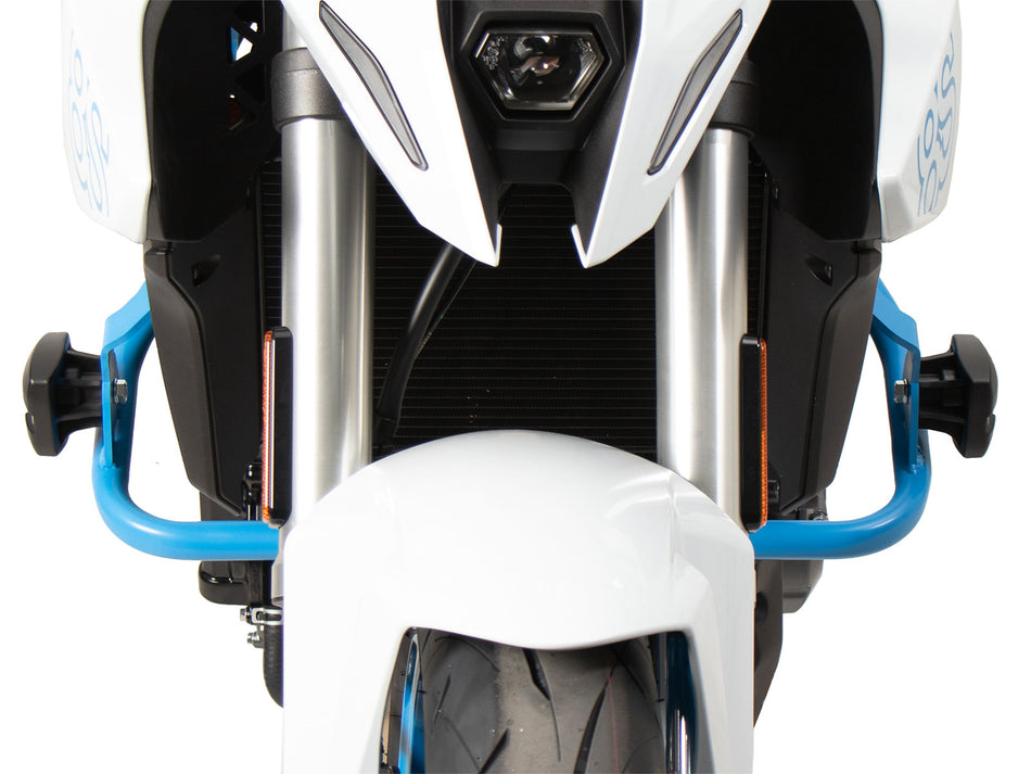 藍色引擎車身保險桿（含防摔保護墊）/ 適用於 Suzuki GSX-8S (2023-)