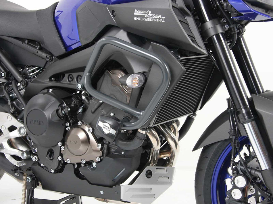 深灰色引擎防護桿（含防護墊） / 適用於 Yamaha MT-09 (2017-2020)