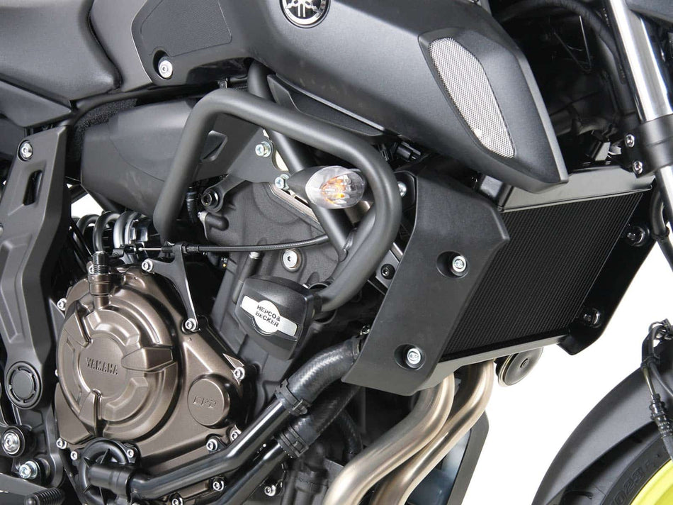 深灰色引擎防護桿（含防護墊） / 適用於 Yamaha MT-07 (2018-2020)