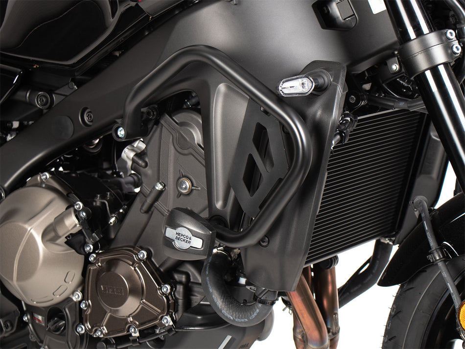 黑色引擎防護桿（含防護墊） / 適用於 Yamaha XSR 900 (2022-)