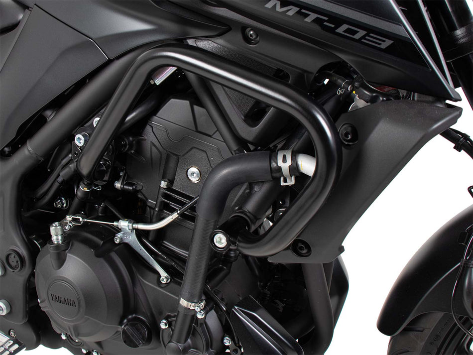 黑色引擎防護桿 / 適用於 Yamaha MT-03 (2016-2019)