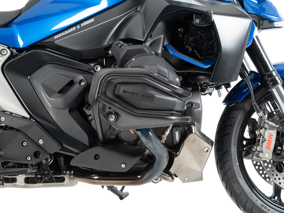 黑色引擎防護桿 / 適用於 BMW R 1300 R (2025-)