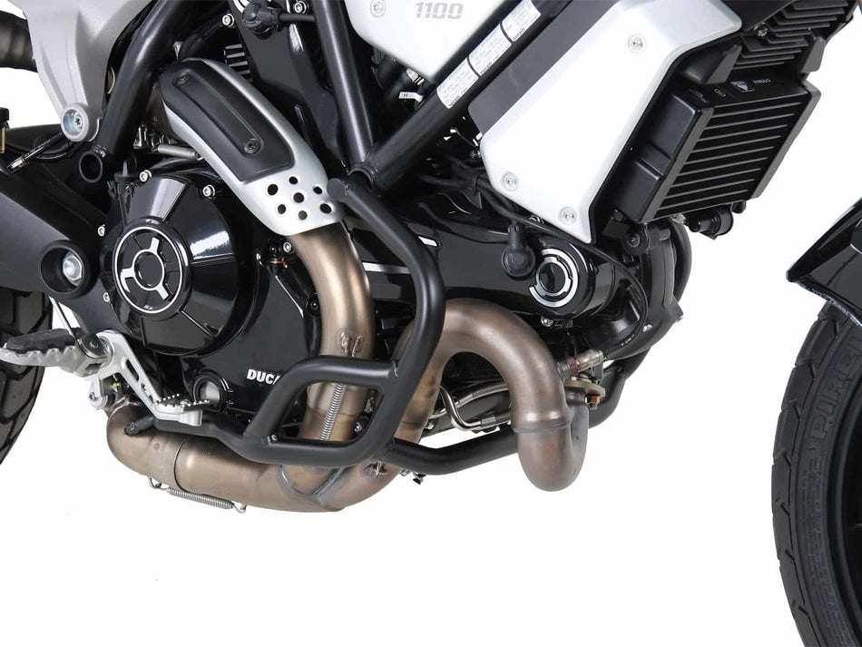 黑色引擎車身保險桿 / 適用於 Ducati Scrambler 1100 / Special / Sport (2018-2020)