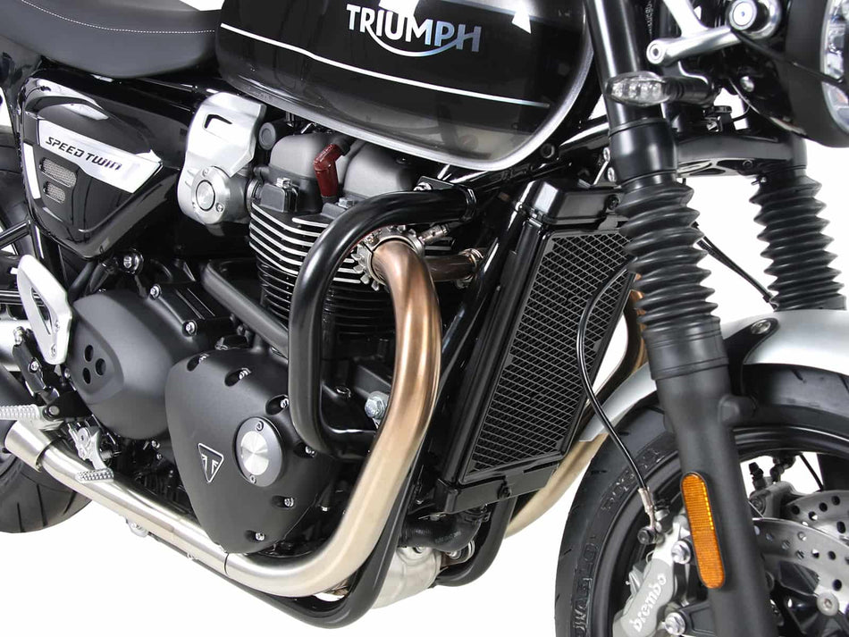 黑色引擎車身保險桿 / 適用於 Triumph Speed Twin 1200 / RS (2019-2021)