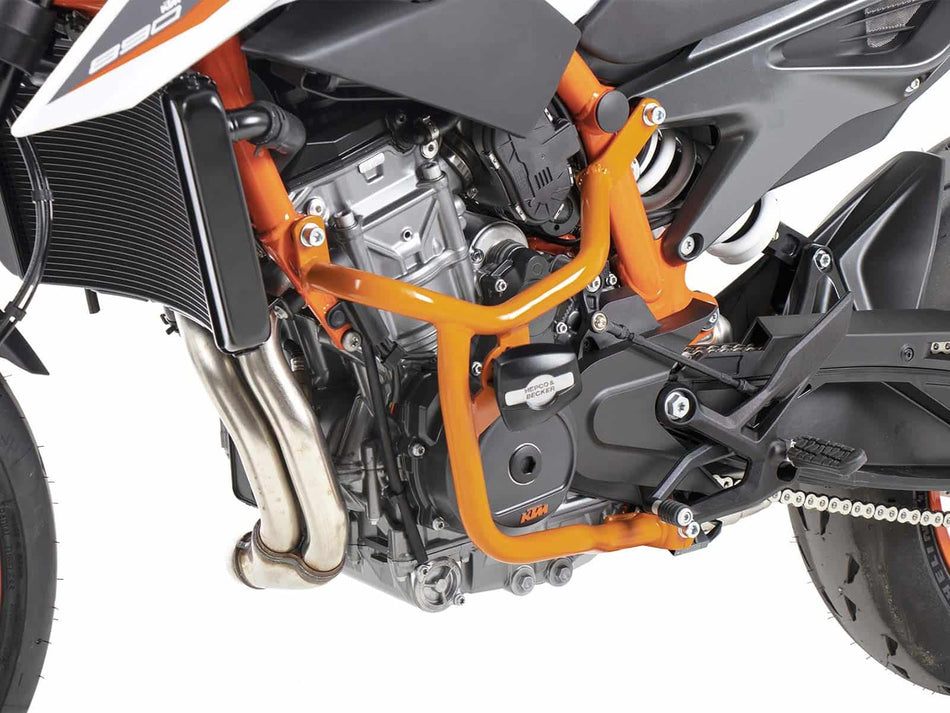 橘色引擎保險桿（含防摔保護墊）/ 適用於 KTM 790 Duke (2018-)