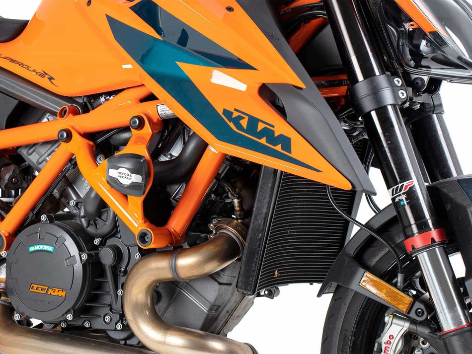 橘色引擎保險桿（含防摔保護墊）/ 適用於 KTM 1290 Super Duke / R / EVO (2020-2023)