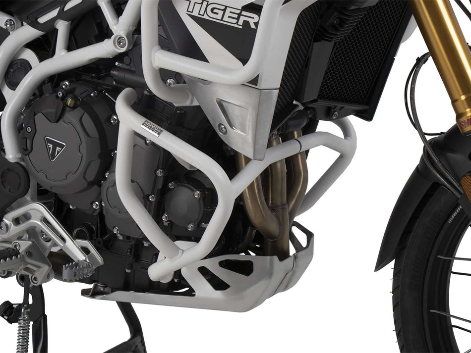 白色引擎車身保險桿 / 適用於 Triumph Tiger 900 / Rally / GT / PRO (2020-2023)