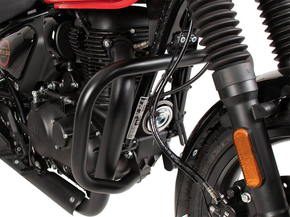 黑色引擎防護桿 / 適用於 Royal Enfield Hunter 350 (2023-)