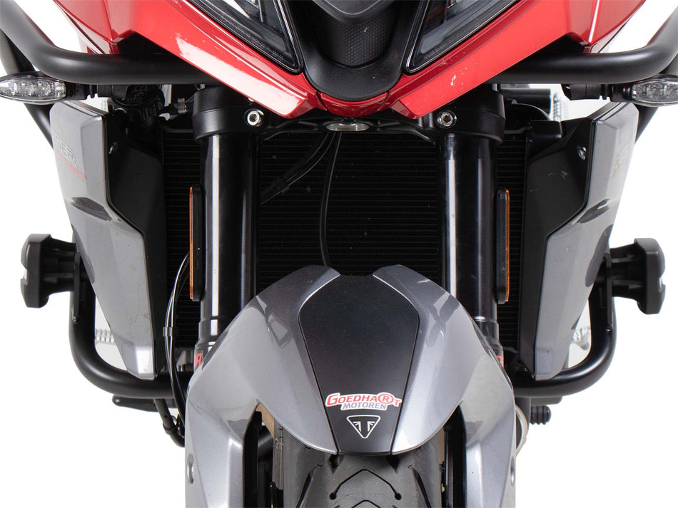 黑色引擎車身保險桿 （含防摔保護墊）/ 適用於 Triumph Tiger Sport 660 (2022-)