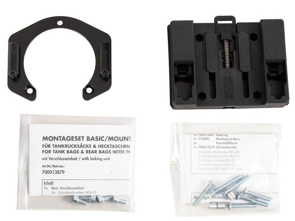 BASIC 油箱環（含固定座）— 3 / 5 孔式固定方式 / 適用於 特定 Ducati 與 Yamaha 車款