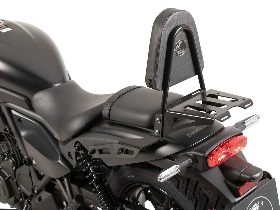 黑色有後架靠背 / 適用於 Kawasaki Eliminator 500 (2024-)