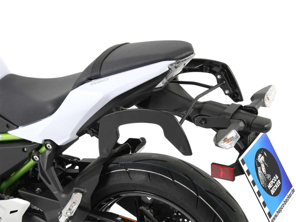 C-Bow 黑色側箱支架 / 適用於 Kawasaki Z 650 (2017-)