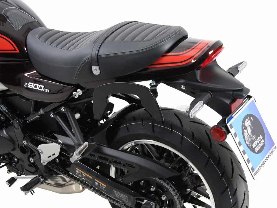 C-Bow 黑色側箱支架 / 適用於 Kawasaki Z 900 RS / Cafe (2018-2025)
