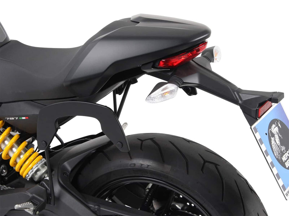 C-Bow 黑色側箱支架 / 適用於 Ducati Monster 797 (2017-2020)
