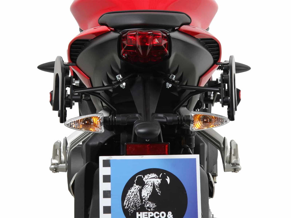 C-Bow 黑色側箱支架 / 適用於 Triumph Street Triple 765 S /  R / RS / R Low  / Moto2 (2017-)