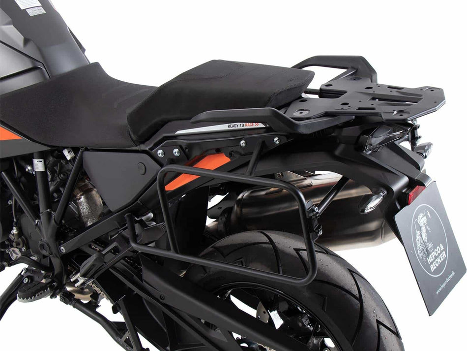 黑色固定式側箱支架 / 適用於 KTM 1290 Super Adv S / R (2021-2024)