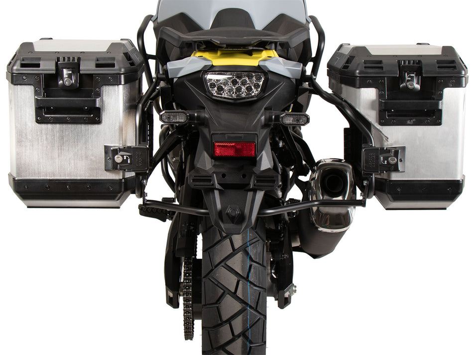 側箱支架（含銀色 Xplorer 側箱） / 適用於 Suzuki V-Strom 800 DE (2023-)