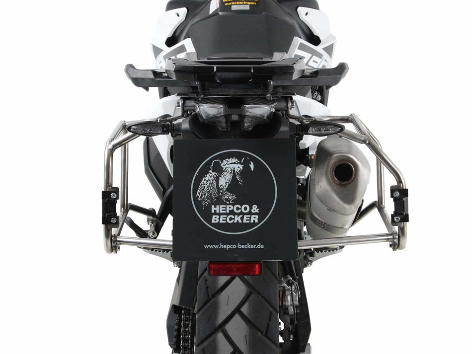 不鏽鋼側箱支架套組（含黑色 Xplorer 側箱）/ 適用於 KTM 890 Adv / R / Rally (2021-2022)