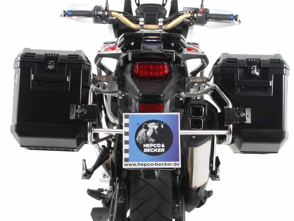不鏽鋼側箱支架（含黑色 Xplorer 側箱） / 適用於 Honda CRF 1000 L Africa Twin Adv Sports (2018-2019)