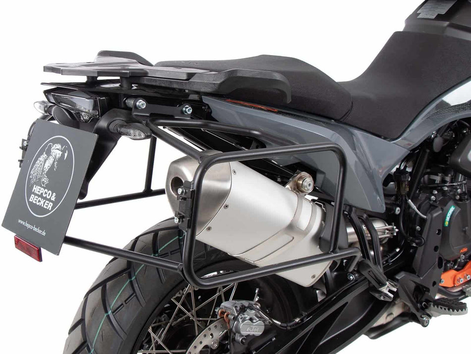 黑色固定式側箱支架 / 適用於 KTM 890 Adv / R / Rally (2021-2022)