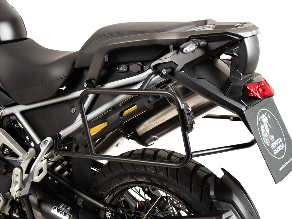 黑色永久式側箱支架 / 適用於 Triumph Tiger 1200 Rally Pro / GT Pro / GT (2022-)