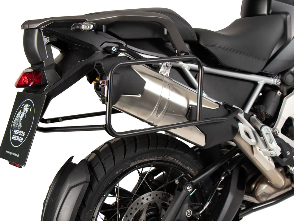 黑色永久式側箱支架 / 適用於 Triumph Tiger 1200 Rally Pro / GT Pro / GT (2022-)
