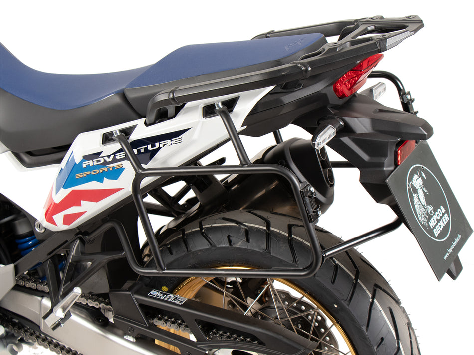 黑色永久式側箱支架 / 適用於 Honda CRF 1100L Africa Twin Adv Sports (2024-)