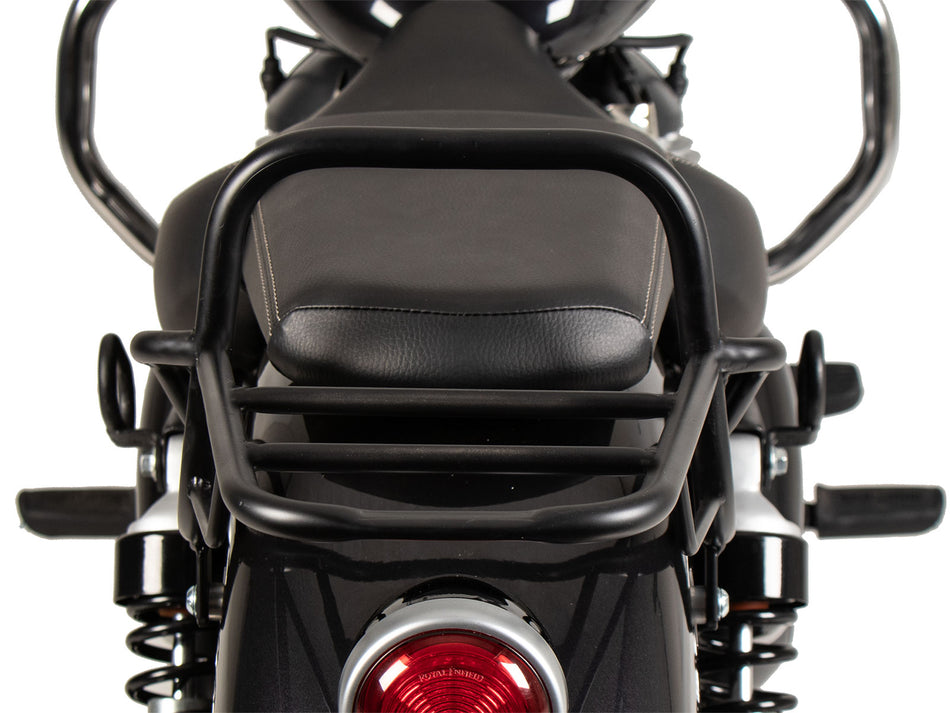黑色管式後行李架 / 適用於 Enfield Super Meteor 650 (2023-)
