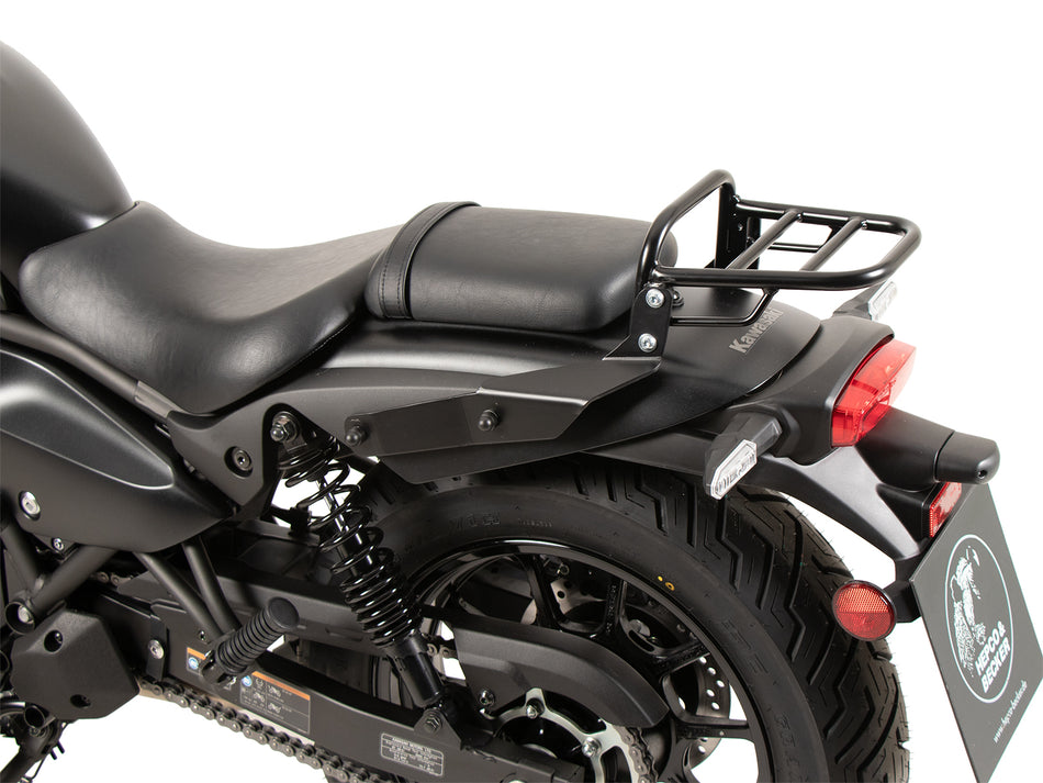 黑色管式後行李架 / 適用於 Kawasaki Eliminator 500 (2024-)