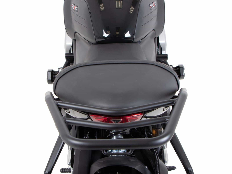 黑色管式後行李架 / 適用於 Triumph Trident 660 (2021-2024)