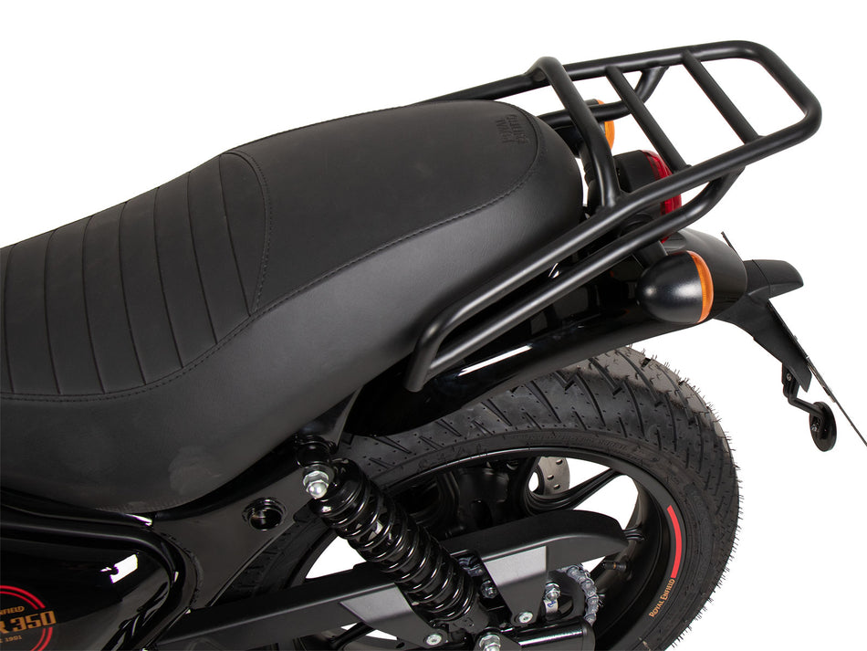 黑色管式後行李架 / 適用於 Royal Enfield Hunter 350 (2023-)