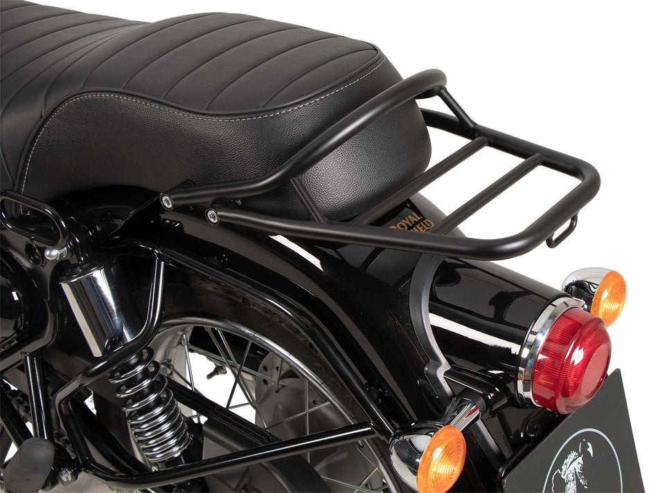 黑色管式後行李架 / 適用於 Royal Enfield Bullet 350 (2024-)