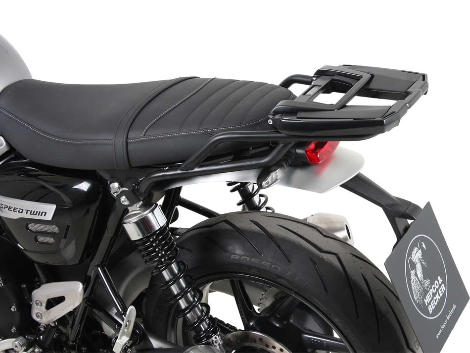 黑色後箱架 / Easyrack / 適用於 Triumph Speed Twin 1200 / RS (2019-2021)