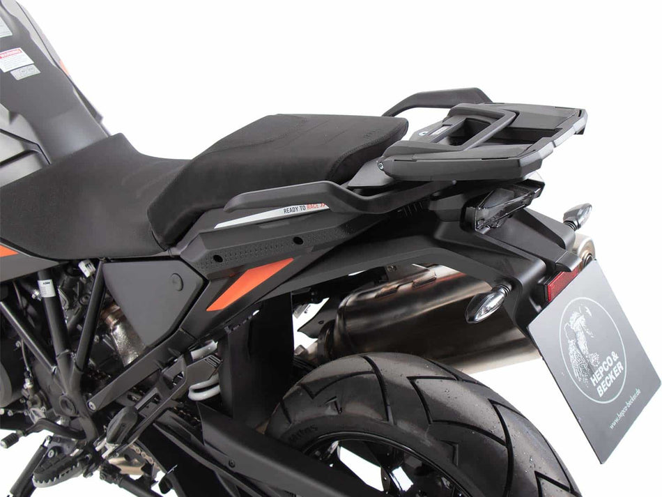 黑色後箱架（與原廠後扶手架組合使用）/ Easyrack / 適用於 KTM 1290 Super Adv S / R (2021-2024)