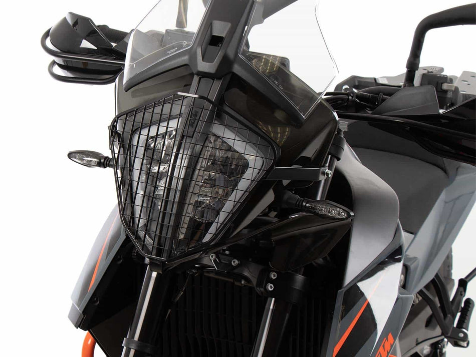 黑色頭燈護網 / 適用於 KTM 890 Adv / R / Rally (2021-2022)