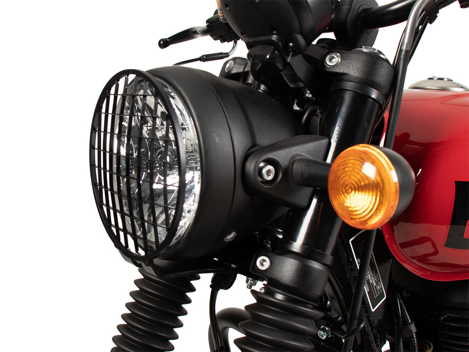 黑色頭燈護片 / 適用於 Enfield Hunter 350 (2023-)