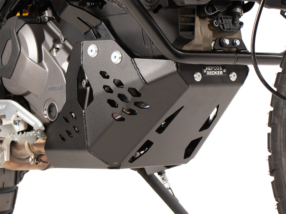 黑色引擎下護板 / 適用於 Ducati DesertX Rally (2024-)