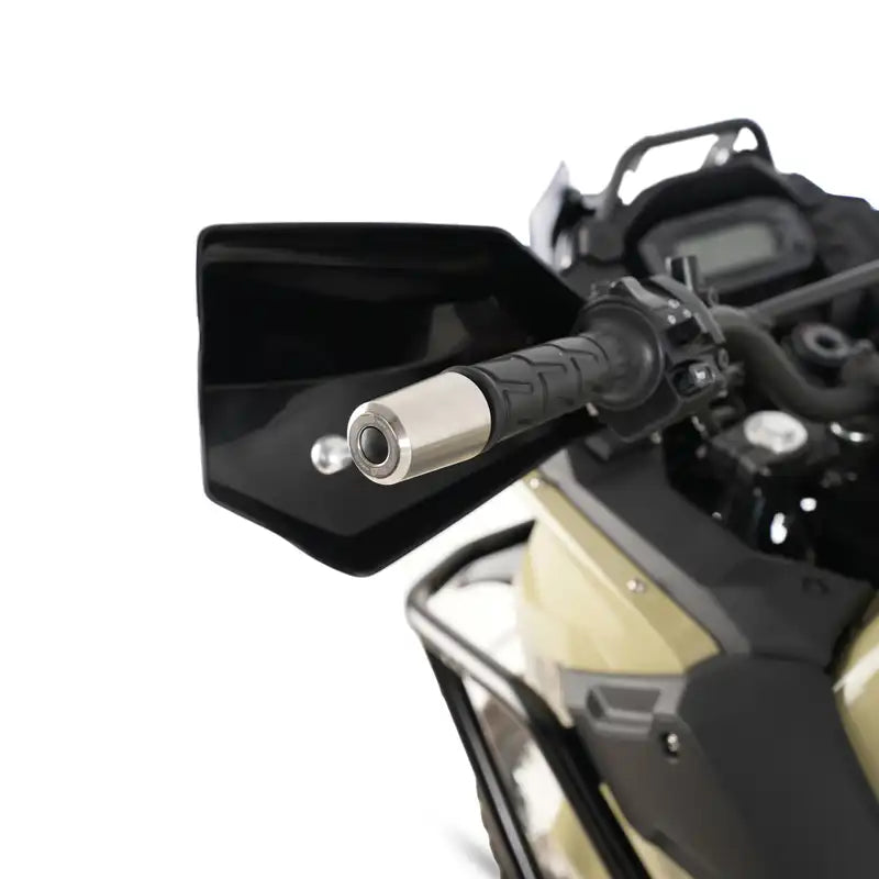 不鏽鋼把手端滑塊 / 適用於 Kawasaki Versys 1000, Z1000, ZZR1400, GTR1400, Ninja 125, Ninja 1000SX, Ninja 1100SX, Royal Enfield Himalayan & Kawasaki KLR 650, Eliminator 500