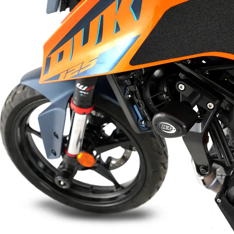 Aero 黑色造型防倒球 / 適用於 KTM 125/250/390, Husqvarna Vitpilen 401